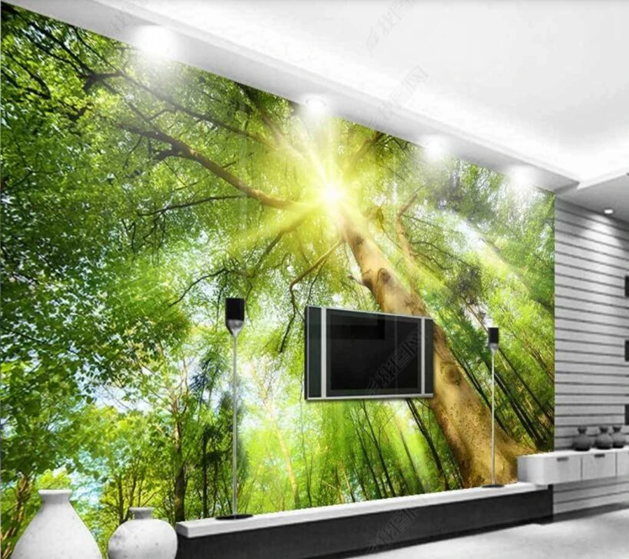 

Papel de parede Fantasy Forest HD Natural Scenery 3d wallpaper mural, bedroom wallpaper home decoration