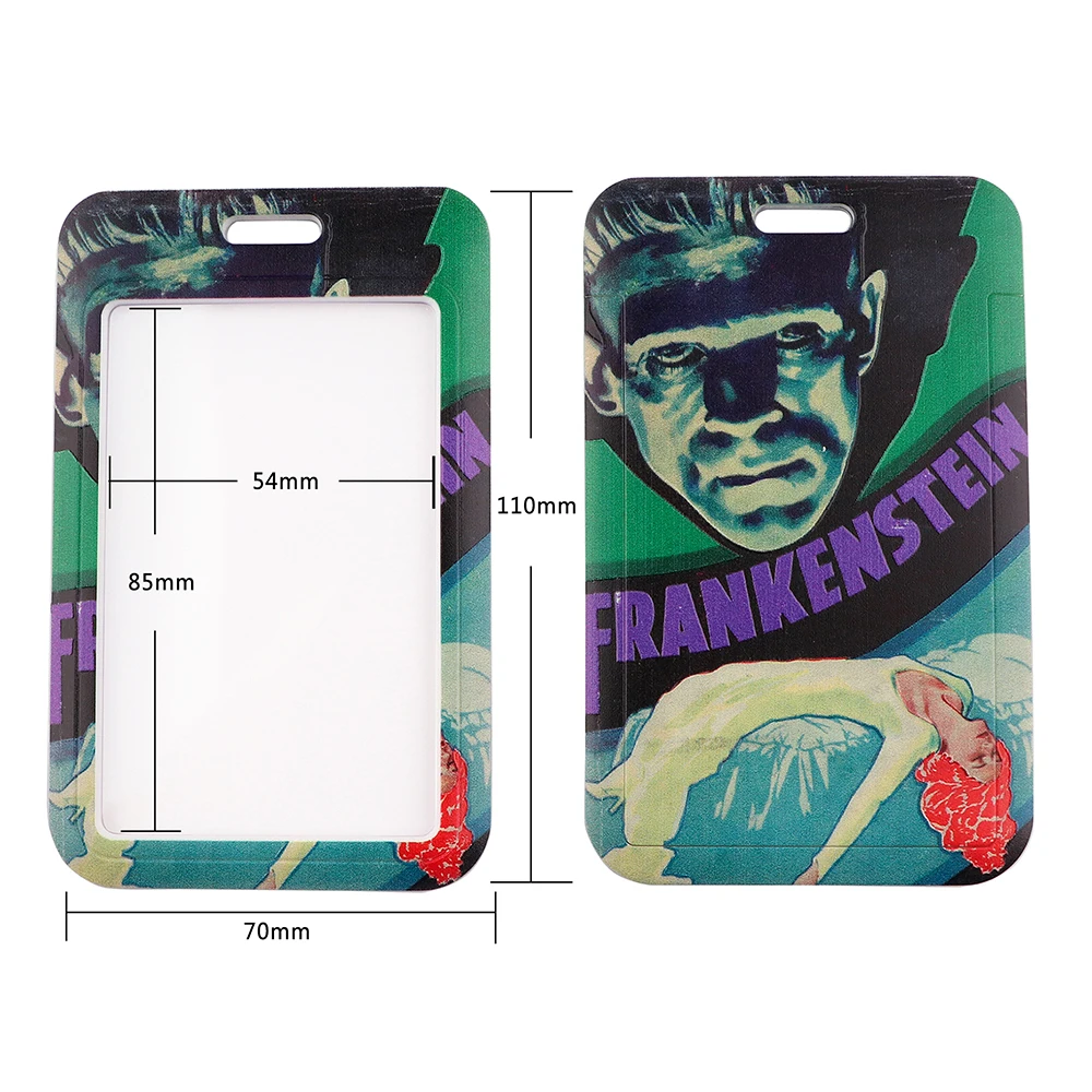 YL1089 بالجملة فرانكنشتاين شارة حامل بطاقة الهوية مفتاح غطاء اسهم الهاتف المحمول حبل الرقبة الأشرطة المفاتيح اكسسوارات هدايا #6