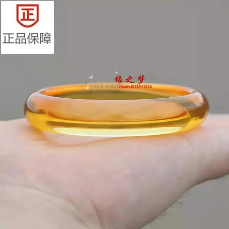 

Natural Yellow Citrine Quartz Crystal Clear Round Fashion Women Bangle 54mm 55mm 56mm 57mm 58mm 59mm 60mm 61mm AAAA