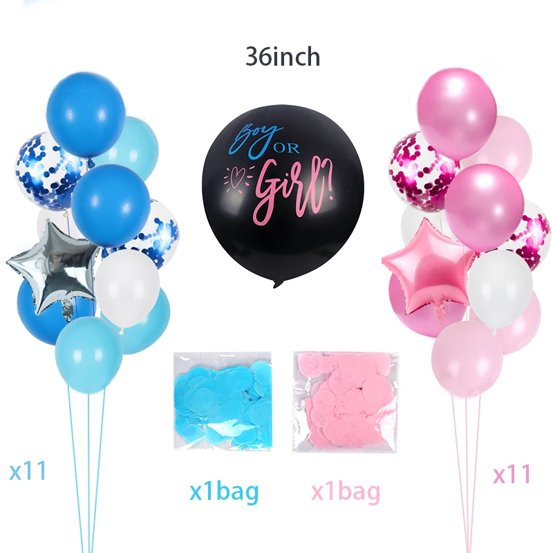 Gender Reveal Balloons Column Holder Question Mark Balloon Stand Boy or Girl Gender Reveal Birthday Party Decoration BabyShower