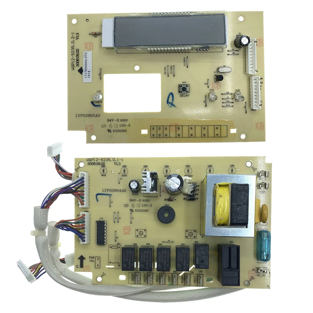 WQP12-9235.D.1-1 & WQP12-9235.D.2-1 Dishwasher Main Control Board PCB Circuit Board for DW47S/W, Midea WQP12-9235