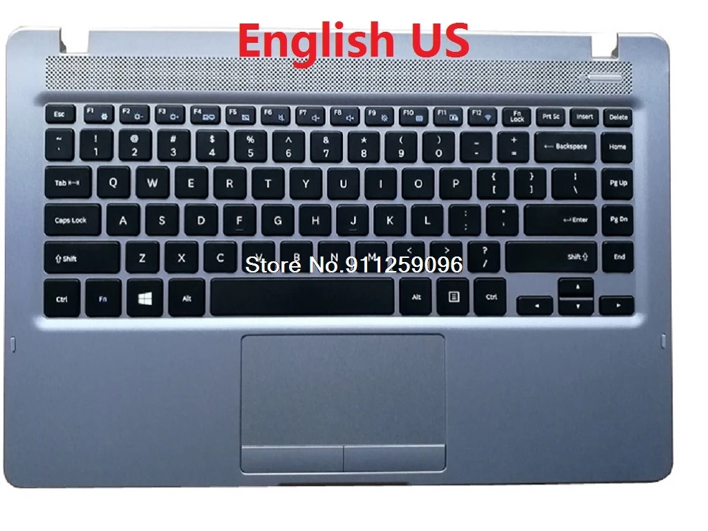 Laptop PalmRest&keyboard For Samsung NP300E4M 300E4M 300E4M-K01 Brazil BR Korea KR English US Touchpad New