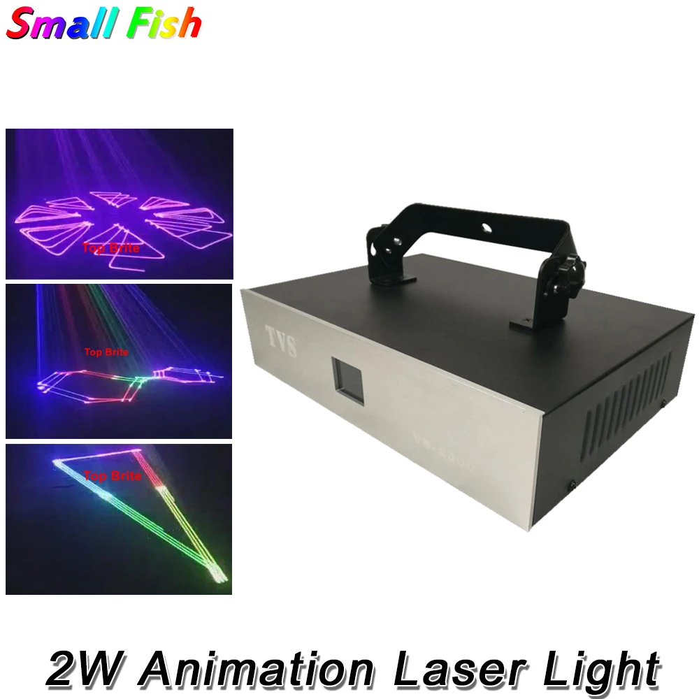 

Бесплатная доставка, новинка, разноцветный RGB лазер ILDA для сцены, разные цвета, 2 Вт RGB, анимационные лазерные огни с дистанционным управлением