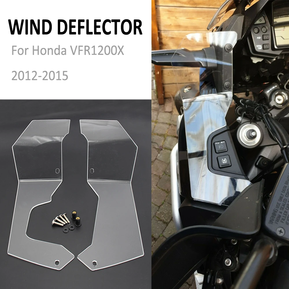 Wind Deflector Pair Windshield Handguard Side Panels FOR Honda VFR 1200X VFR1200X Crosstourer VFR 1200 X 2012 - 2015 Motorcycle