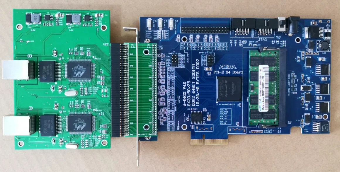 Quadro de desenvolvimento fpga pcie, quadro de desenvolvimento fpga ddr2