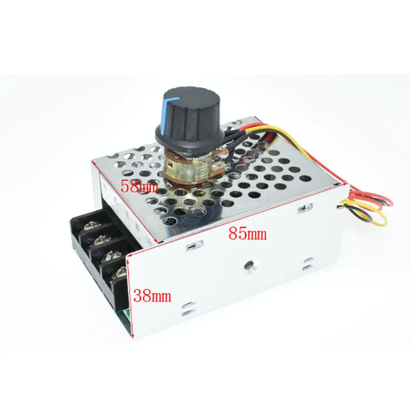 

40A brushed DC motor speed controller PWM pulse width stepless speed control module 12V24V36V motor controller