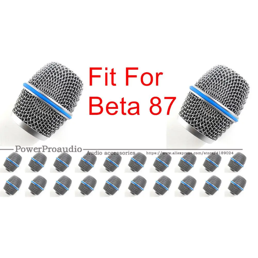 20pcs Beta87A Grille Ball For Shure Ball Head Replacement Beta 87A Accessories