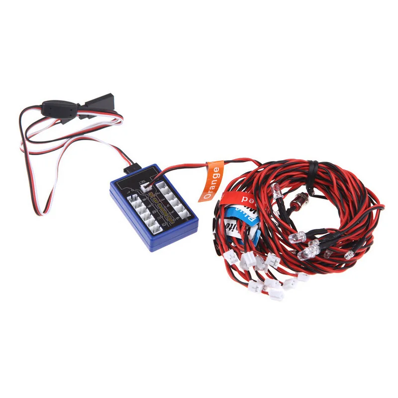 G.T.POWER RC Car 12 LED sistema di luci lampeggianti per auto RC Smart PPM/FM/FS 2.4G camion scala 1/10