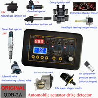 Upgrade QDB-2A 3A Automobile Ignition Coil Tester Car Idle Stepping Motor Solenoid Valve Injector Actuator Fault Detector Driver