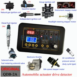 Aktualizacja QDB-2A 3A Tester cewki zapłonowej samochodu silnik krokowy biegu jałowego zawór elektromagnetyczny siłownik wtryskiwacza wykrywacz usterek sterownik