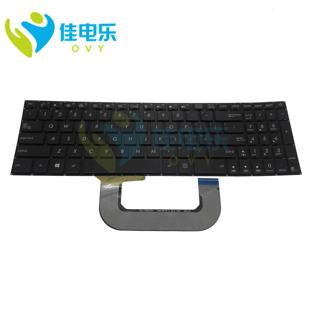 US Laptop Keyboard English For ASUS Vivobook N705 N705UD N705UQ N705UF X705MA X705FN Replacement Keyboards New 0KNB0-661US00