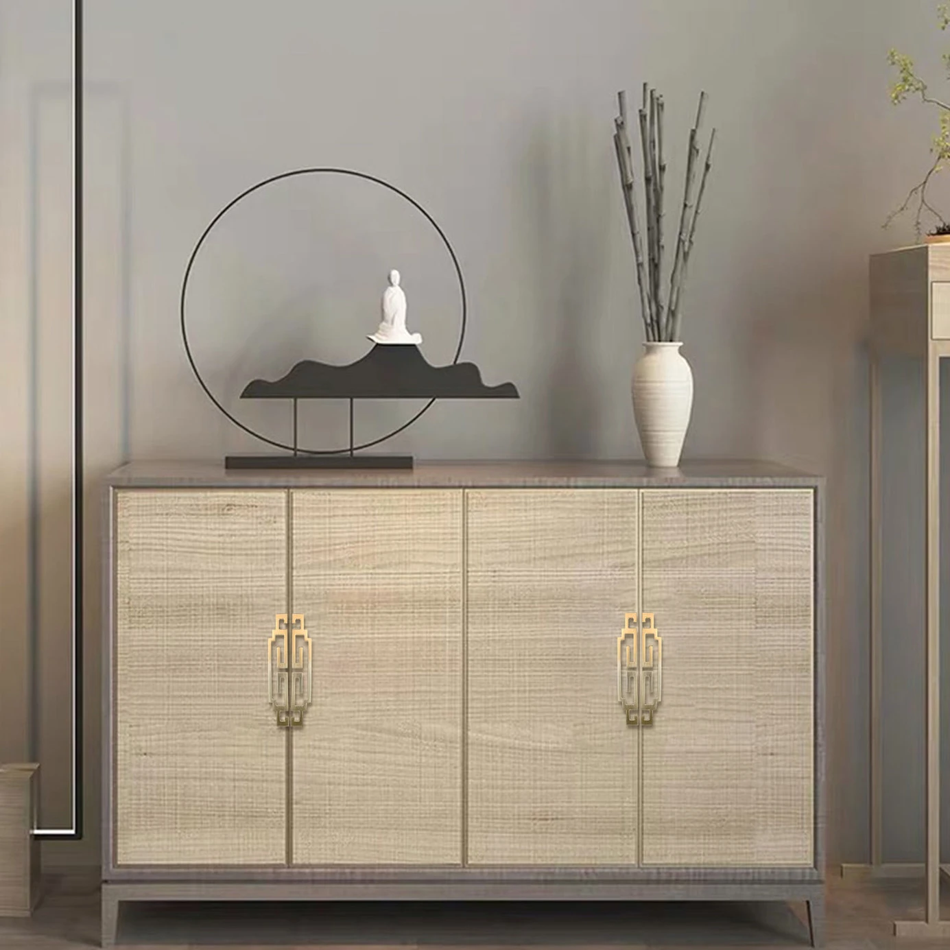 Baru Cina Lemari Pintu Menangani Emas Antik Padat Kabinet Menangani Pintu Laci Menarik Lemari Menangani Mebel Hardware