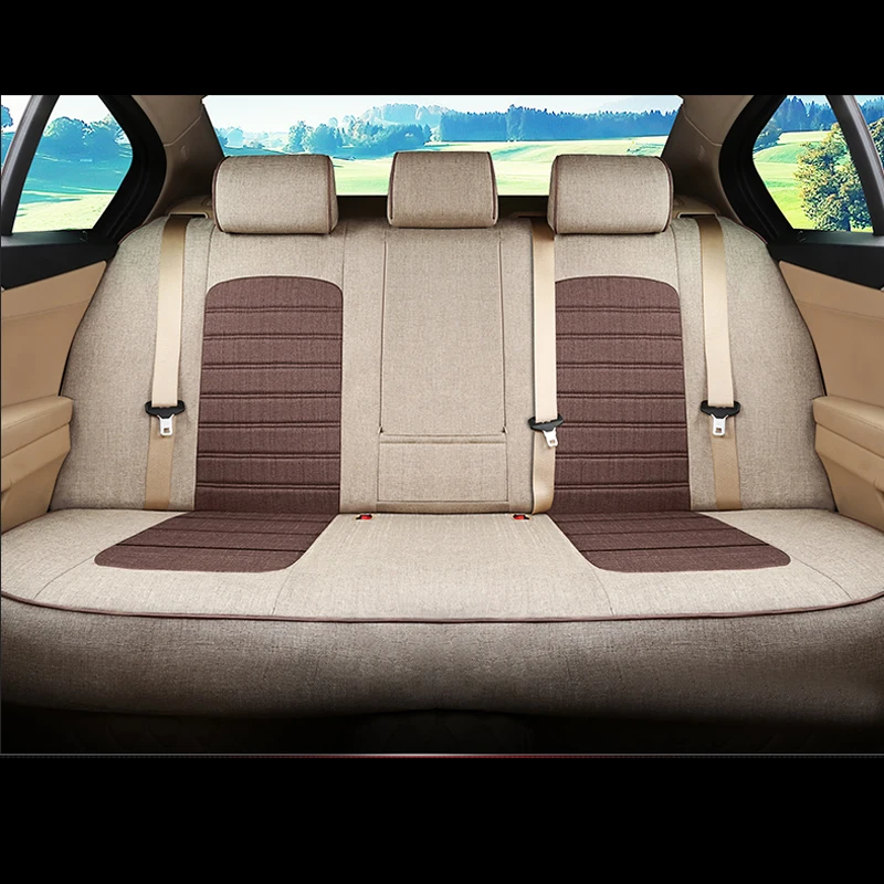 AutoDecorun Custom Linen Fabric Cars Cushion for Kia Sorento 2013 2014 2011 Seat Covers Sets Cars Seat Supports Auto Accessories