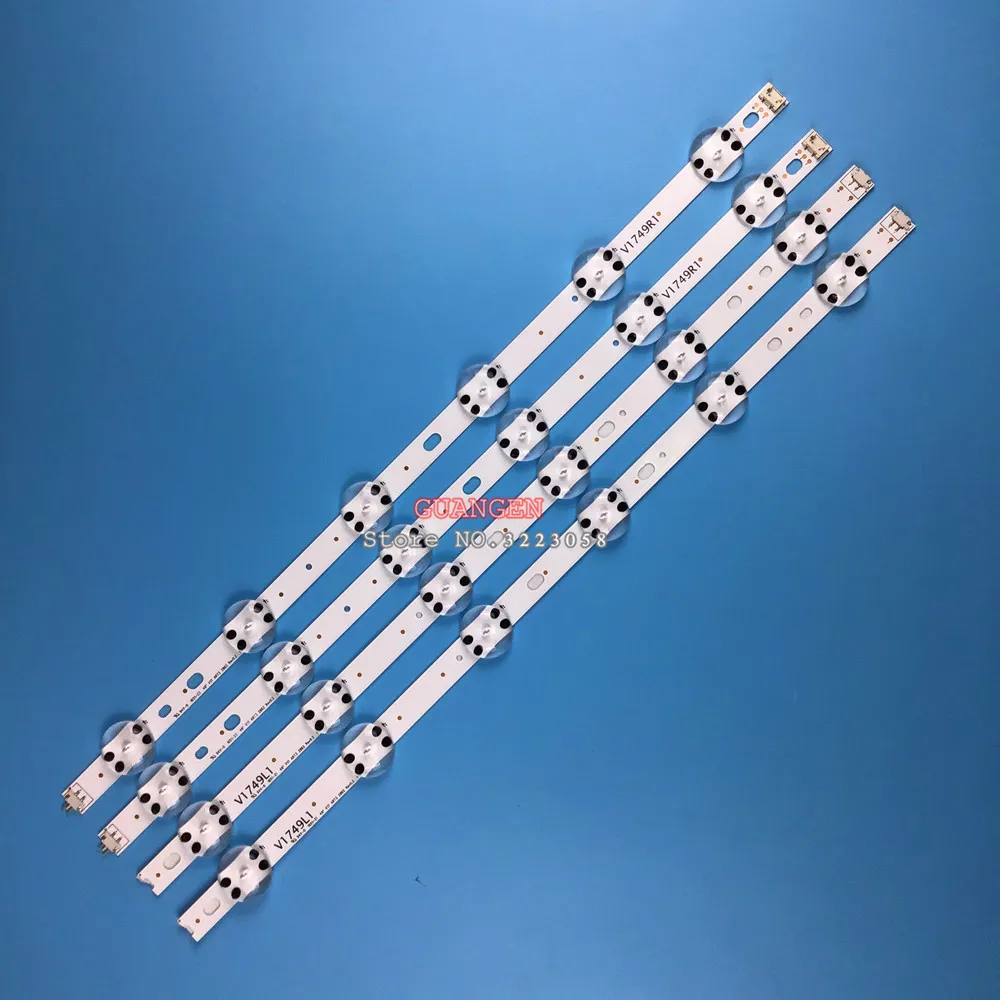 LED Backlight Strip For LG 49LJ614V 49UV340C 49UJ651V 49UJ6525 49UJ670V 49UJ675V 49UJ701V 49UJ634V 49UJ655V 49LV340C V1749R1L1