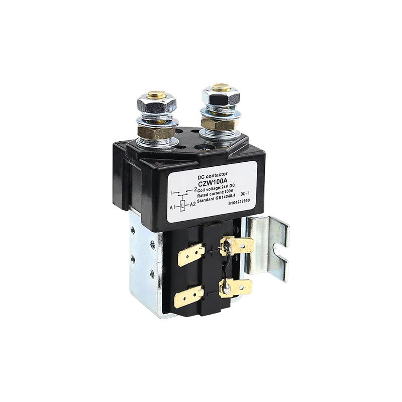 Electric Vehicle DC Type Contactor 12V 24V 36V 48V 60V 72VDC Electrical DC Contactor Switch 100A