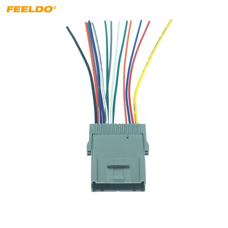 

FEELDO Car Audio Radio Wire Harness Plug Cable For CHEVROLET GMS Buick Suzuki Install Aftermarket Stereo Adatper #HQ6441