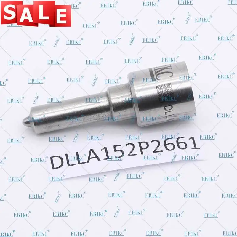 ERIKC DLLA152P2661 común inyector para riel de carril boquilla negro boquilla DLLA152P2661 OEM 0 433, 172, 661 Para Bosch 0 445, 110 de 953