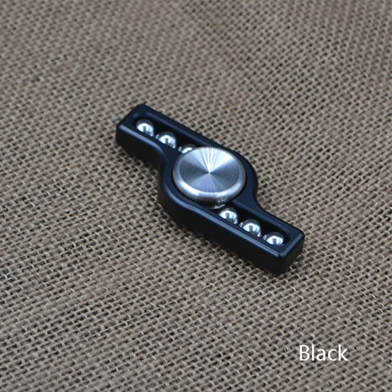 Spinner de mano de Metal EDC para adultos, bola de acero para aliviar el estrés, juguetes silenciosos para la punta del dedo de la Oficina, novedad