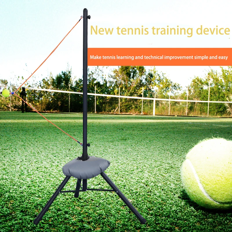 Tennis Training Ball Device Forehand Backhand Practice Serve Single Multiplayer Tennis Swing Trainer Sparring Teaching Device