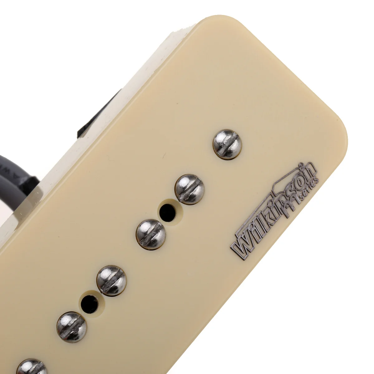 Wilkinson M Series Stacked P90 Soapbar Ceramic Single Coil Sized Humbucker Neck Pickup for SG/LP Electric Guitar, Cream