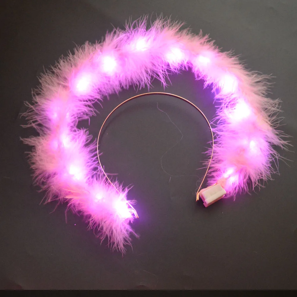 Leuchten Led Engel Halo Göttin Braut Perle Krone Stirnband Mädchen Frauen Blumenkranz Party Geburtstag Kostüm Hochzeit Festival – Detail 16