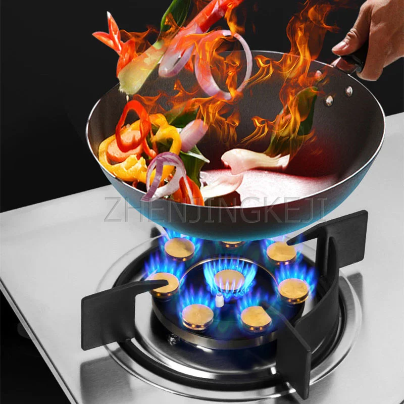 Desktop Home Embed Type Double Gas Stove Stainless Steel Fierce Gas Stove Dual Stove Kitchen Electrical Appliances Gas Cooker