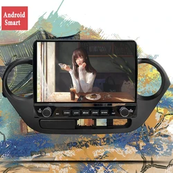 8G + 128G Android 14.0 Voor Hyundai i10 2014-2017 Autoradio Stereo Multimedia Video Player GPS navigatie DVD Cassette RDS DSP