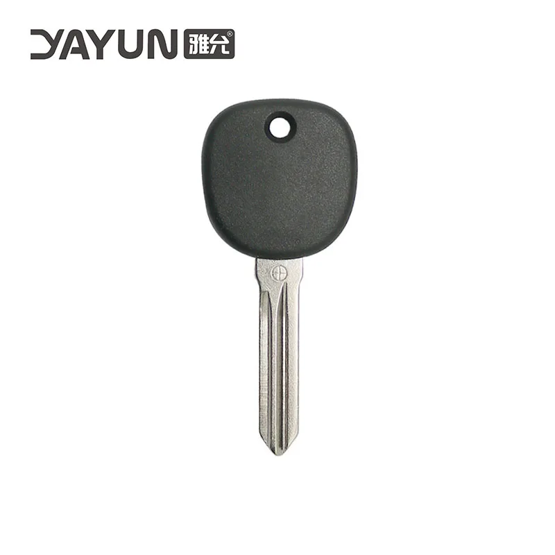 

YAYUN ForChevrolet Uncut Right Key blank blade Engraved 'Circle +' Transponder Car Key Shell Case