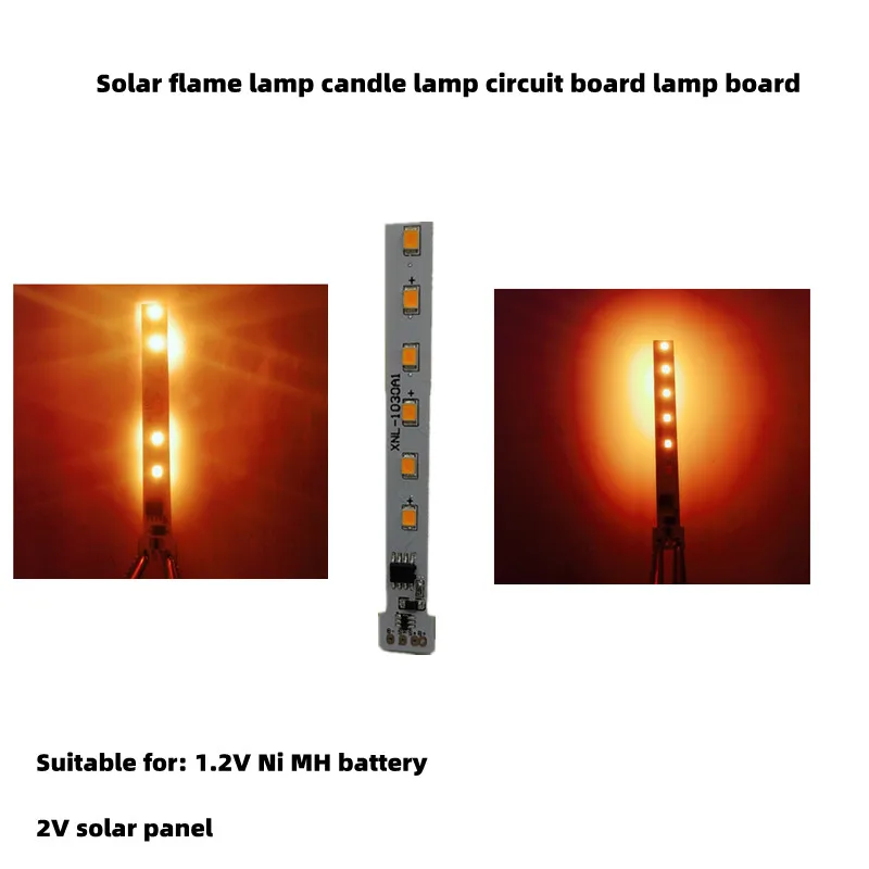 1.2V solar flame lamp circuit board solar candle lamp circuit board lamp board control PCBA