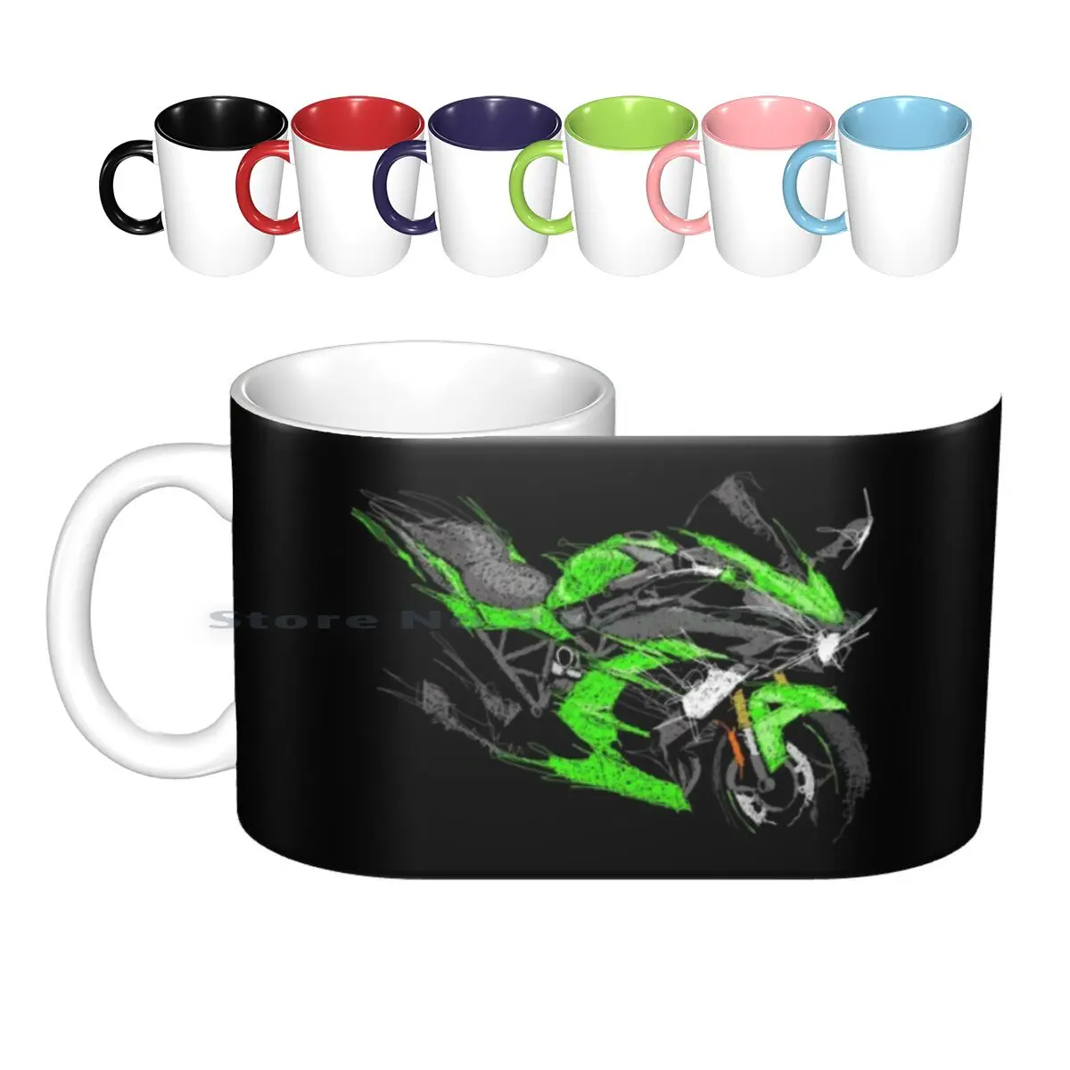 H2 Sx Ceramic Mugs Coffee Cups Milk Tea Mug H2 Sx Motorcycles American Motorcycles American Biker Motorcycle Motorcycles