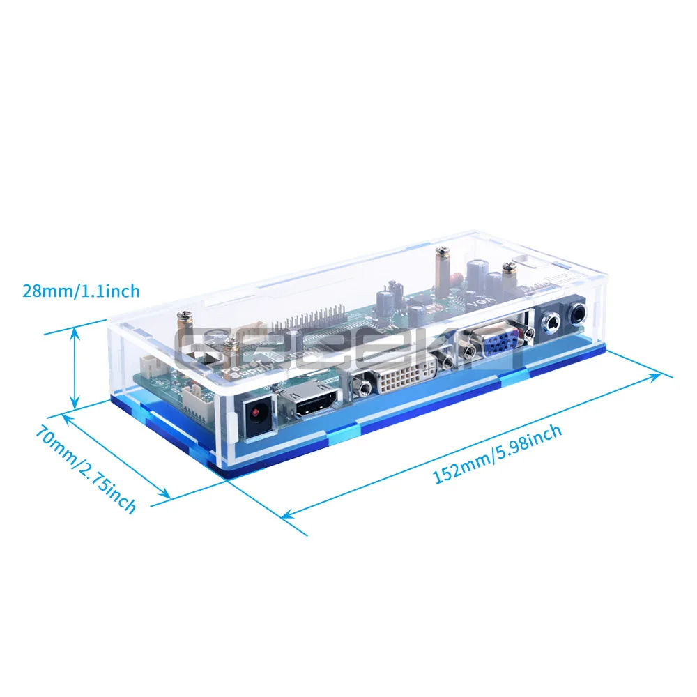 Imagem -04 - Geeekpi-controlador Lcd Board Driver Hdmi Vga Dvi Arcade Entrada de Áudio Apto para Monitor Arcade1up Nt68676