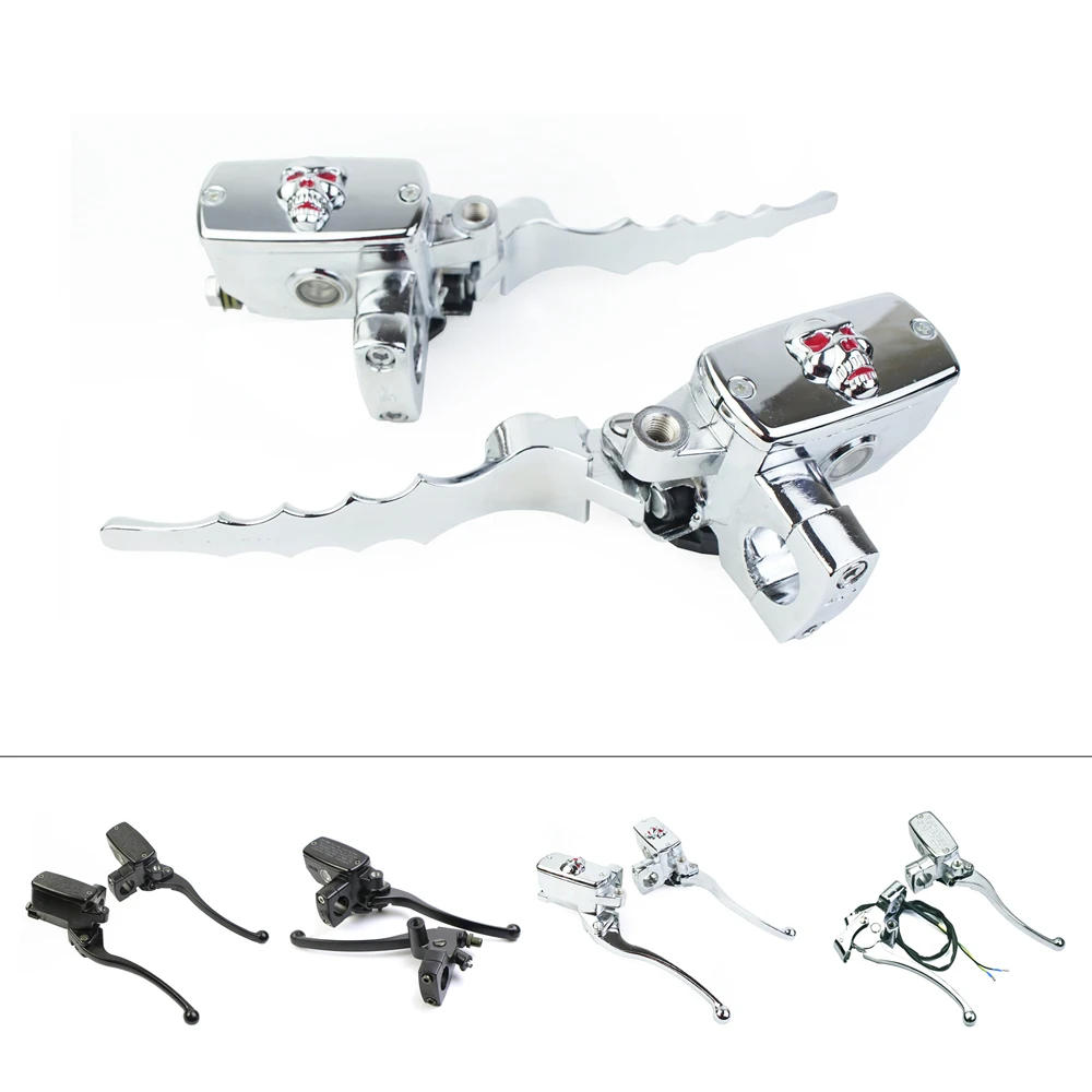 1 inch brake lever motorcycle master cylinder hydraulic clutch and Perch Cable Clutch 25mm handle for Magna SHADOW VT