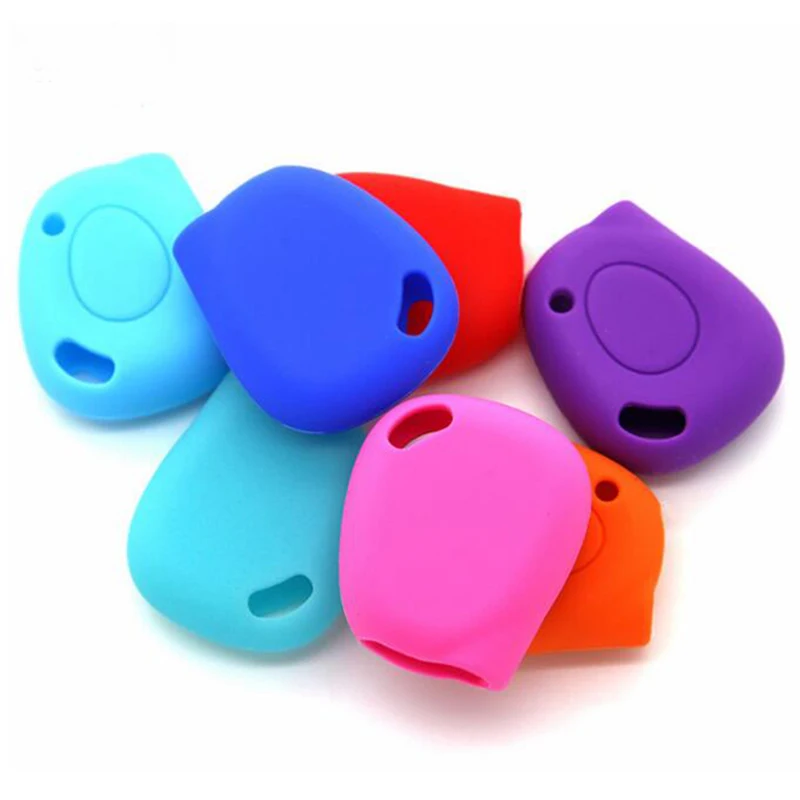 

PREISEI 1 Button Car Remote Silicon Key Covers For Renault Scenic Laguna Clio Espace Kangoo Twingo