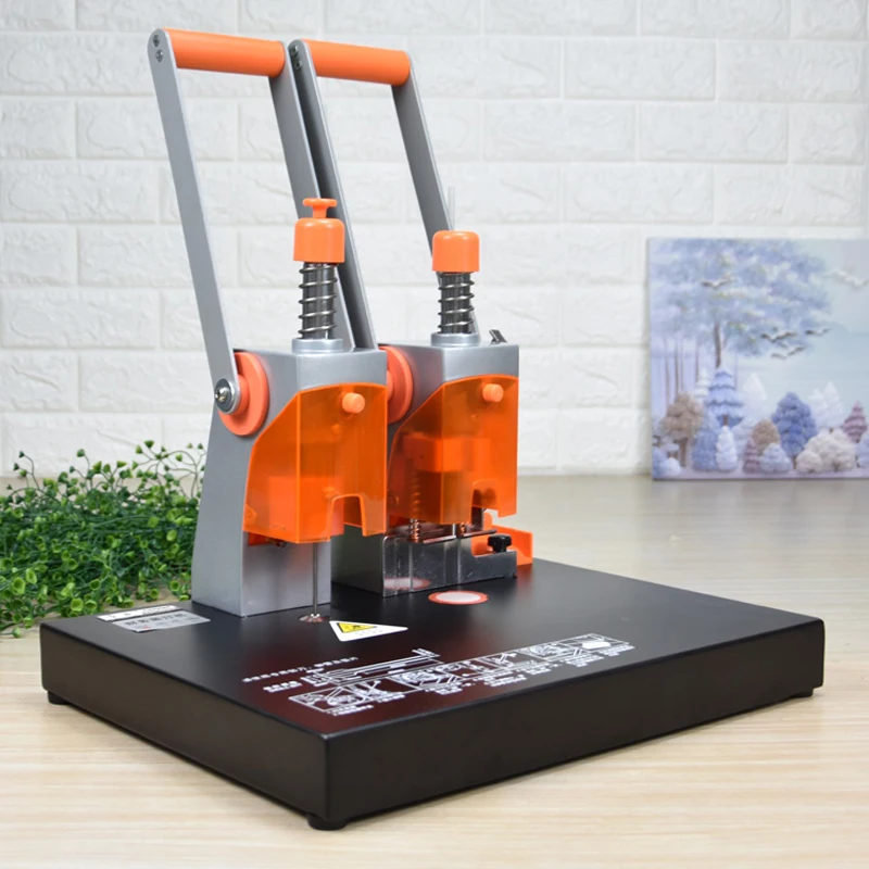 CD-400 binding machine Financial accounting voucher hot-melt binding machine Manual simple punching machine Automatic hot-melt