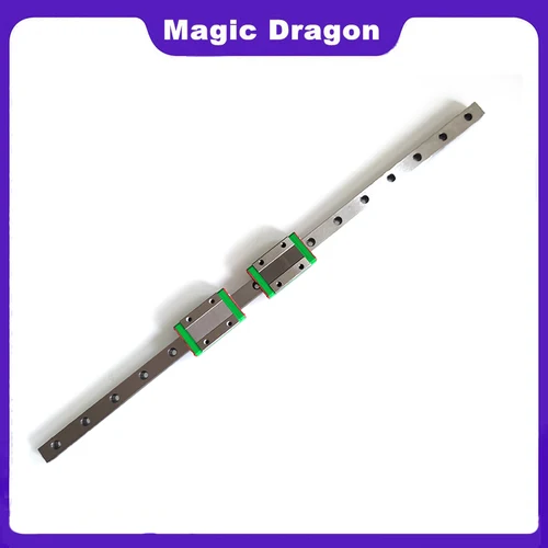 Imagen 2 del producto Guía lineal de 12mm MGN12 100 150 200 250 300 350 400 450 500 550 600 700 800 1000 mm + MGN12H o MGN12C bloque impresora 3d CNC