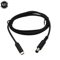 USB 3.1 Type-C to 7.4mm*5.0mm adapter DC Power Cable DC PIN PD fast Charging Adapter for Dell Latitude Laptop notebook 3A 1.5m
