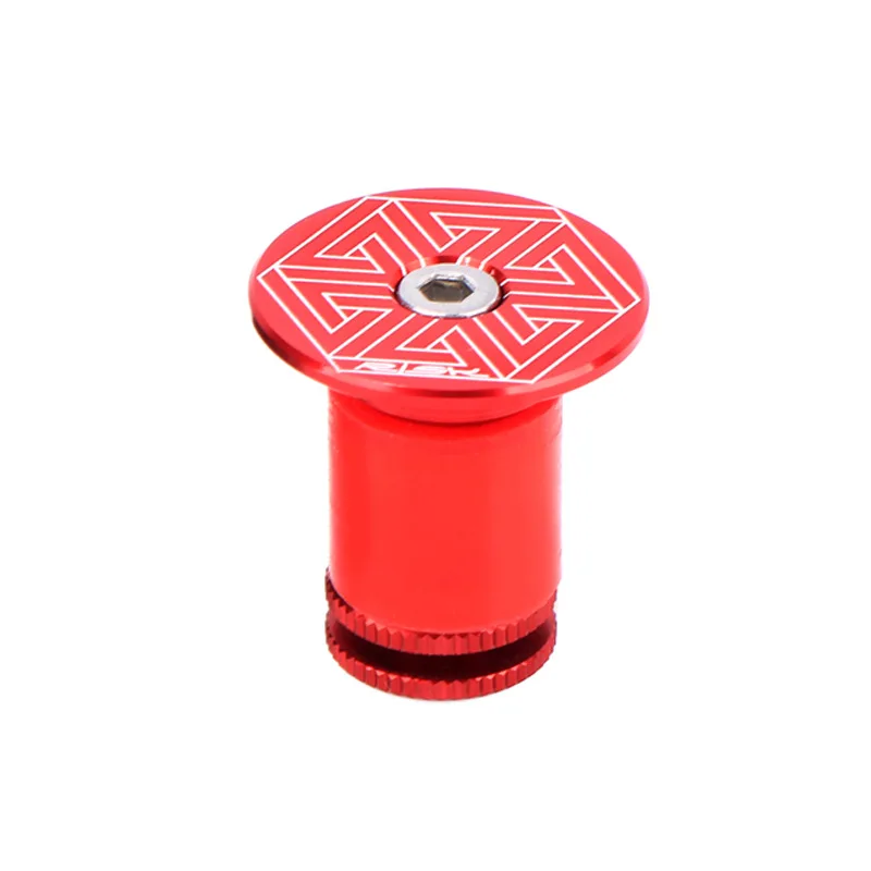 Bicycle Grip Handlebar End Cap Aluminium Alloy Lock MTB Mountain Handle Bar Grips End Plugs for Bike Handlebar Accessory