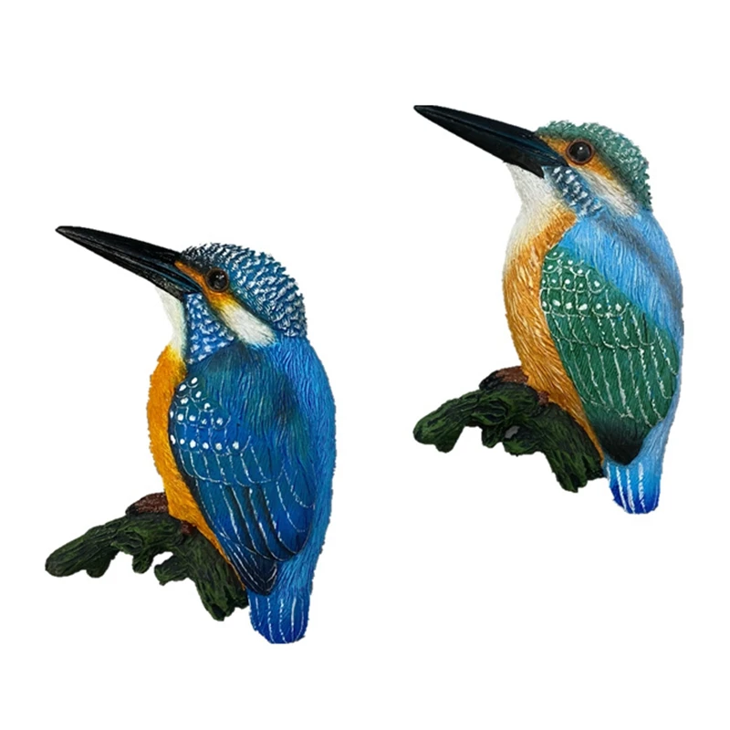 New Hand-painted Cute Kingfisher 3D Fridge Magnets Tourism Souvenirs Refrigerator Magnetic Stickers Gift