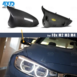 F80 M3 M4 Mirror For BMW F82 F83 Dry Carbon Fiber M2 F87 Competition Rear SideView Mirror Cover Caps LHD&RHD 2014-UP