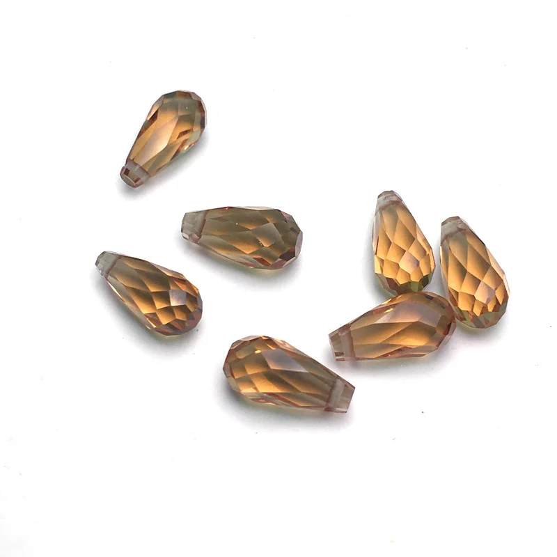 CSJ Created Diaspore Zultanite Loose Gemstone Sultanite WaterDrop Cut 8*17mm For Diy Fine Jewelry 925 Silver Color Change Stone