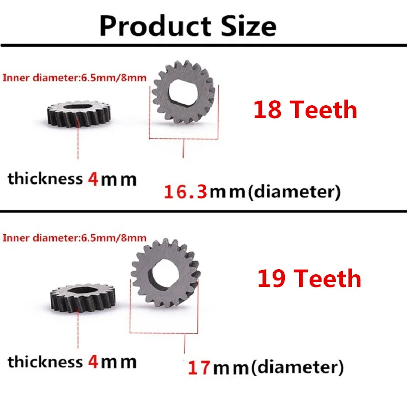 READXT 18/19 Teeth Car Sunroof Motor Gear For A3 A4 B8 B9 A6 C6 C7 Q3 Q5 Q7 Golf 4 6 MK6 Passat B6 B7 Tiguan Benz W202 W203 W204