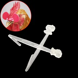 Chicken Farming Tools Chicken glasses Embolus 2.9cm Chicken anti-pecking tool Poultry goggles Prevent fights glasses 500 Pcs