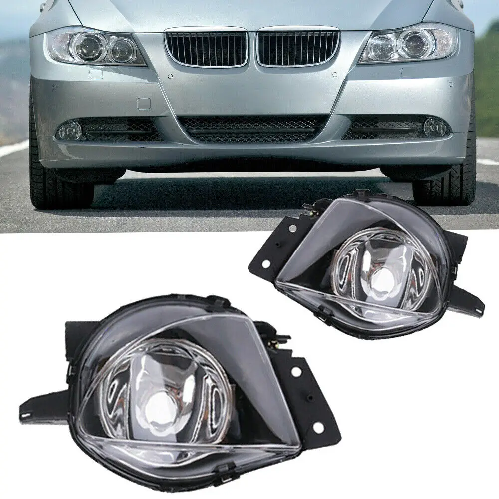 

For 2006-2008 BMW E90 325i 328i 330i 335i 4D Clear Lens Bumper Fog Lamps Pair