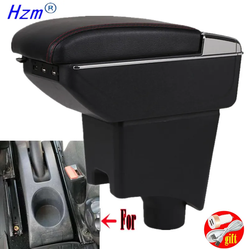 Aufbewahrungsbox Auto-Armlehnenbox für Dacia Renault Sandero Logan 2, Armlehne für Nissan Almera G15 für Lada LARGUS Autozubehör