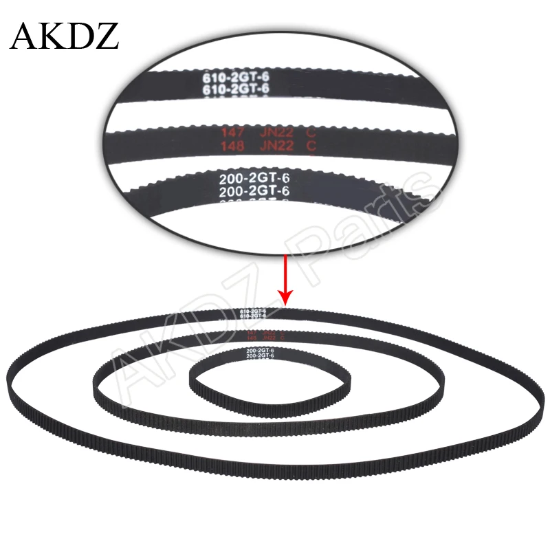 "Correia dentada de borracha,