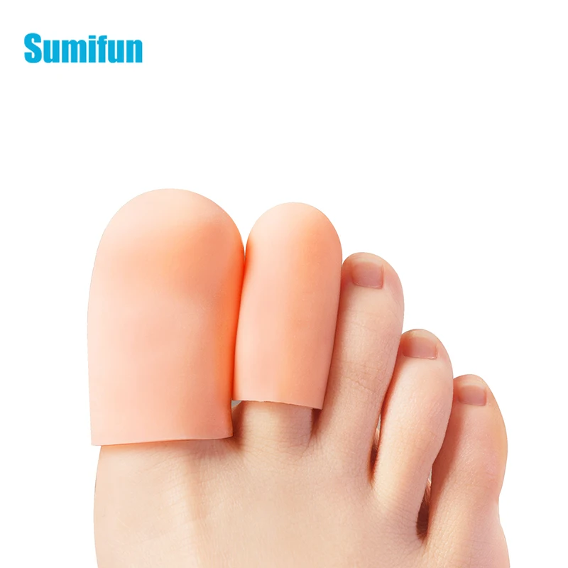 Protectores suaves de Gel de silicona para dedos de los pies, protectores de juanete para prevenir callos, ampollas, herramienta para el cuidado de