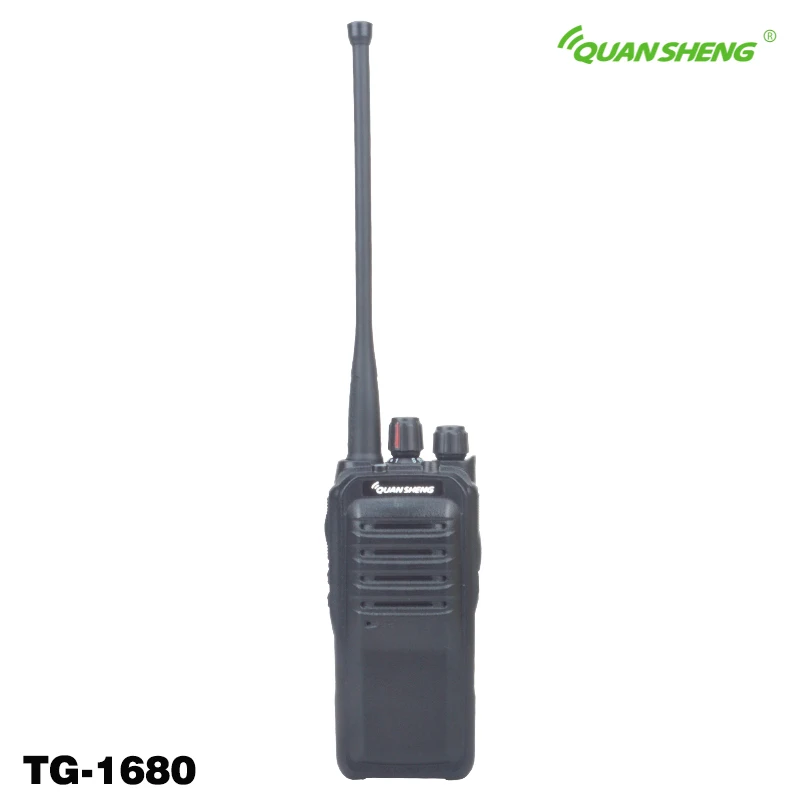 walkie talkie quansheng TG-1680 UHF 400-480MHz 8W high power 16Channels Portable two way radio 3500mAh Rechargeable battery