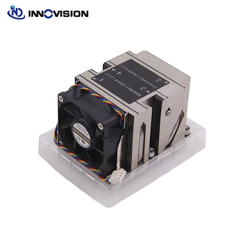 

high performance heatsink LGA3647 narrow ILM sockets active CPU Cooler for 2U Server and up