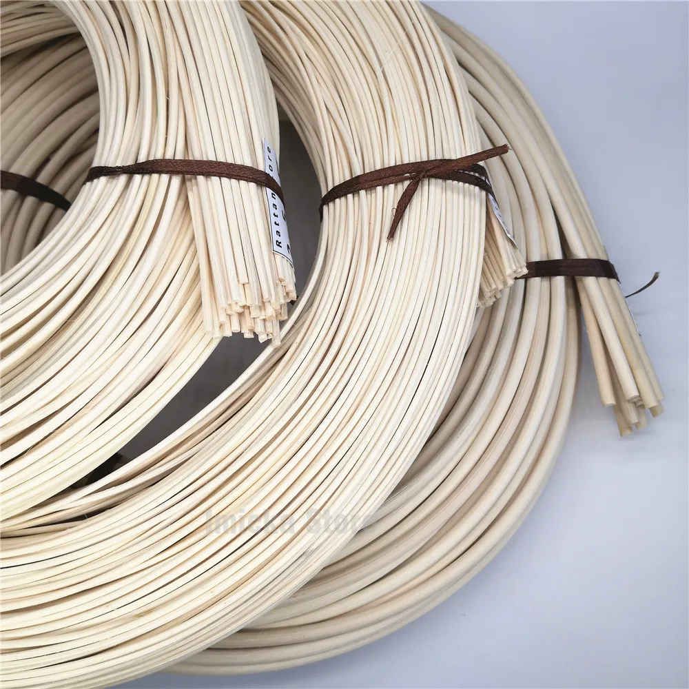 2mm/3mm/5mm Diameter 250g Natural Indonesian Real Rattan Core For Basket Weaving Round Reed