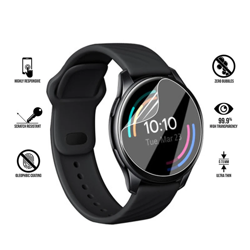 Hydrogel Film For Oneplue Watch Smartwatch Screen Protective HD Clear Ultra-Thin Scratch Resistant Soft Protector Accessories